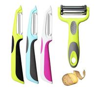 Pela Verdure,Peeler Frutta,Pelapatate,Pelaverdure,Sbucciatore Universale,Pelapatate Professionale,Pelatura di Patate,Pelapatate Girevole,Pelaverdure e Affettaverdure,Sbuccia Patate,Peeler di Frutta