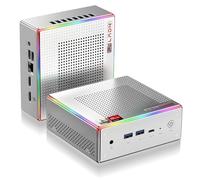 PELADN HA-4 7840HS Mini PC, AMD Ryzen 7 7840HS (8C/16T, Up to 5.1GHz) Win11 Pro, 32 GB DDR5 5600 MHz, RAM, SSD 1TB, 4K HD, BT5.2, Dual HDMI, WiFi6 2.4G/5G, Office,Business Small Desktop RGB Light