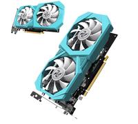 PELAND - Scheda grafica GTX1660ti 6G GDDR6 con doppia ventola, scheda grafica da gioco a 192 bit, supporta interfaccia multimediale DP DVI HD