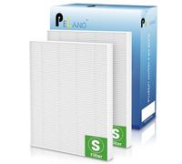 Pelano Confezione da 2 filtri di ricambio True HEPA S compatibili per purificatore d'aria Winix C545, P150, B151,9300, sostituisce il filtro Winix S 1712-0096-00, 4 filtri HEPA True