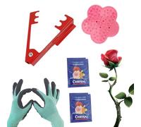 Pelapatate - Attrezzo da giardinaggio professionale | Strumento per rimuovere spine cespugli di rose, per composizioni floreali, guanti inclusi, ideale per giardino