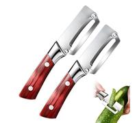 pelapatate, Coltello pelapatate multifunzione, manico ergonomico antiscivolo for, lama affilata for frutta, carota, melanzana(2pcs)