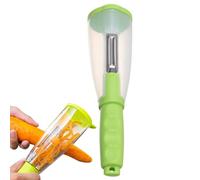 Pelapatate Con Contenitore, Pelapatate Multifunzionale In Acciaio Inossidabile, Lama In Acciaio Inossidabile A Doppia Faccia