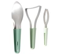 Pelapatate di mango, pelapatate per corridore di mango | Strumento per separatore di frutta in movimento 3x Pit | Gadget per deposito mango da cucina per la preparazione e il servizio di frutta veloce