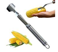 Pelapatate di pannocchie di mais | Strumento in acciaio per ingranare il mais - Dispositivo manuale per rimuovere i grani con impugnatura ergonomica per cibo truck, ristorante, panetteria e casa