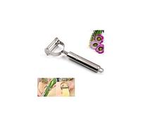 Pelapatate e grattugia 2 in 1 in acciaio inox, carote grattugiate, adatto per sbucciare e grattugiare frutta e verdura e grattugiare frutta e verdura