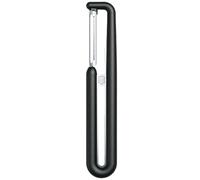 Victorinox Pelapatate Nova-I, Pelaverdure Universale, per Frutta e Verdura, Bordo Dritto, Doppio Taglio, Extra Affilato, Swiss Made, Nero