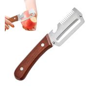Pelapatate E Sbucciaverdure Per Cucina - Strumento Multifunzione In Acciaio Inossidabile Con Manico In Legno - Apribottiglie Portatile,Per Mele Patate Zucche Papaie Cucina e la Casa