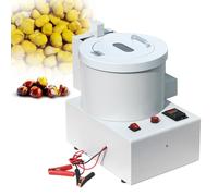 Pelapatate elettrico per castagne, 12 V, macchina automatica con 10 lame e display digitale per sbucciare efficacemente le castagne, ideale per ristoranti