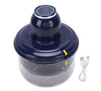 Pelapatate Elettrico per Uva, Pelapatate Elettrico per Aglio e Pomodori Ciliegia, Pelapatate Compatto Senza Fili per La Pelle della Frutta, Pelapatate Automatico con Un per Uso (Blu)