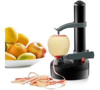 Pelapatate elettrico, sbucciatrice automatica per frutta e verdura con lame in acciaio inossidabile per sbucciare efficacemente patate, mele, carote e agrumi