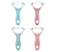 Pelapatate In Ceramica Da 2 Pezzi E Pelapatate In Acciaio Inossidabile Da 2 Pezzi, Utensili Da Cucina Domestici, Utensili Per Sbucciare, Pelapatate Per Frutta E Verdura