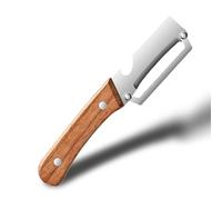Pelapatate Multifunzionale, Multi-Functional Vegetable Peeler, Pela Patate multifunzionale in acciaio inossidabile per la cucina con manico in legno e apribottiglie (1PC)