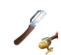Pelapatate Multifunzionale per Verdure - Apribottiglie e Affetta Cipollotti,Pelatore Manuale per Frutta e Verdura,Adatto a Cucina, Campeggio, Picnic, Viaggio, Cucina, Cetriolo, Carota
