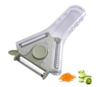 Pelapatate Multifunzione 3 in 1, Pelaverdure Professionale, Impugnatura Ergonomica, Taglio a Julienne