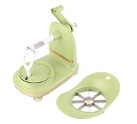 Pelapatate partir manzana Multiuso Facile da Usare Macchina per Buccia di Frutta Efficiente Corpo Squisito in PP con Taglierina per Frutta per la Casa (Verde chiaro) Obieraczki