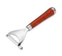 Pelapatate, Peeler, Pelapatate da Cucina, Pelapatate in Acciaio Inox a Forma di Y, Pelapatate Professionale con Lama Laterale, Maniglia in legno, doppio taglio, per Sbucciare Frutta e Verdura.