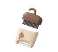 Pelapatate per alimenti | Grattugia multifunzione portatile | Pelapatate per cucina con pennello, per cucina casa patata carota pera campeggio viaggio