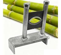 Pelapatate per canna da zucchero, manuale, mini, regolabile da 20 a 70 mm, con molla e lame di ricambio per ottimi risultati di sbucciatura, risparmio di tempo per casa o negozio di succhi di frutta