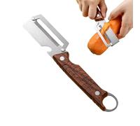 Pelapatate per carote - Strumento manuale pelapatate portatile ergonomico in acciaio , pelapatate e verdure per - per cucinare e preparare cibi cetrioli casa e campeggio