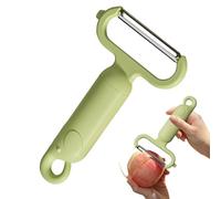 Pelapatate per verdure, pelapatate per cucina | Pelapatate in acciaio inox - Strumento per sbucciare cucina con design rotante, gadget per la casa, pelapatate multifunzione