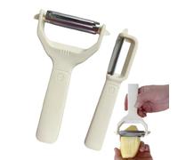 Pelapatate per verdure, strumento manuale per elaborare verdure e patate | Pelapatate grattugia per verdure e frutta, strumento da cucina, utensile di canna per casa, picnic, campeggio