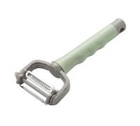 Pelapatate Professionale 3 in 1 in Acciaio Inossidabile, Mandolina per Verdure e Frutta con Lama Rotante Coltello Incorporato, Pela Patate e Verdure Multifunzione, Taglia Julienne per Carote