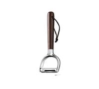 Pelapatate Set, Manico in Legno, Pelafrutta 3 Modelli | Manici in noce e palissandro in tre forme per la cucina(Walnutpeeler[horizontalstyle])