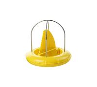 Pelapatate sottile per kiwi per rimuovere rapidamente la pelle di kiwi in acciaio inox, 2 in 1, strumento per tagliare frutta e kiwi facile gadget da cucina, giallo