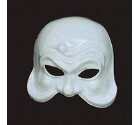 Pelatelli Maschera ARLECCHINO SERVITORE Bianco