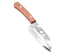 Pelatore Verdure Con Squamatore per Pesce e Manico Ergonomico Manuale