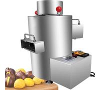 Pelatrice per Castagne Pelapatate Elettrico Commerciale per da 200 kg/H Macchina Apri-gusci di 550 W Elettrica 220V Lama in Acciaio Inossidabile Schiacciare Sgusciatura delle(Battery Model)