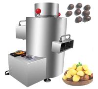 Pelatrice Per Castagne Sgranatrice Automatica Sbucciatrice E Macchina Apertura 200kg / H Pelapatate Elettrico Commerciale Con Manico Mandorle Pelare(Plug-in Model)
