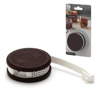 Peleg Design CookieTea Infusore per Tè a Forma di Biscotto - Filtro Riutilizzabile per Tè in Foglie, Resistente e Facile da Pulire, Accessorio per il Tè