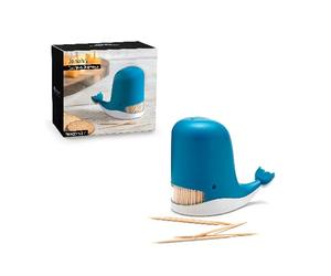PELEG DESIGN Jonah Porta Stuzzicadenti - Simpatico Dispenser a Forma di Balena - Elegante e Funzionale Accessorio per la Tavola
