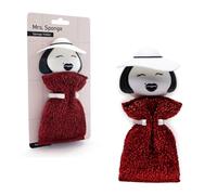 Peleg Design Mrs. Sponge Porta Spugna Cucina con Ventosa - Organizzatore Lavello in Plastica per Asciugatura Rapida Spugne, Design Creativo e Idea Regalo Originale