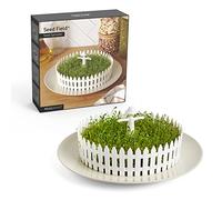 PELEG DESIGN Starter per sementi per uso in cucina, vassoio per piantine da interno con recinzione e spaventapasseri, adatto a qualsiasi piatto, ideale per qualsiasi seme germogliato