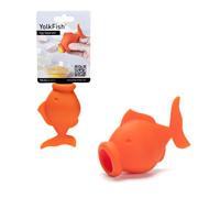 Peleg Design YolkFish - Separatore di Tuorlo e Albume in Silicone - Strumento Cr