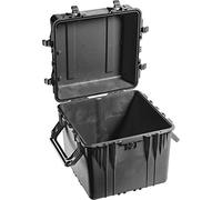 PELI 0350 Cassa cubica profonda con maniglie extra-large, Resistente all'acqua IP67, Capacità di 131L, Prodotto in USA, Senza schiuma, Colore Nero