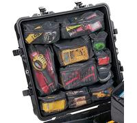 PELI 0379 coperchio organizer, accessorio per valigia Protector originale, compatibile 0370 Cassa cubica, colore: Nero