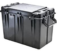 PELI 0500 Valigia per il trasporto ultraresistente, IP67 Impermeabile, Capacità di 267L, Prodotto in USA, Con inserto in schiuma personalizzabile, Colore Nero