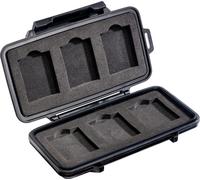 PELI 0965 Custodia Per Schede Di Memoria CFexpress E/O XQD, Impermeabile E A Prova Di Polvere, Capacità Di 0,1 L, Fabbricata Negli Stati Uniti, Inserto Interno Ammortizzante, Colore: Nero