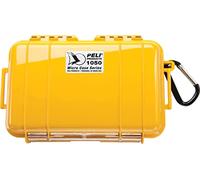 Peli, 1050 Micro Case, Protezione antiurto per smartphone e piccoli gadget, Resistente all'acqua IP67, Capacità di 1L, Prodotto in USA, Colore Giallo/Nero