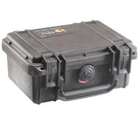 PELI 1120 Valigia Impermeabile Protettiva per Lenti DSLR Shot o Flash Light Lenses, IP67 Impermeabile all'acqua e alla Polvere, Capacità di 2L, Prodotto in USA, Senza Schiuma, Colore Nero