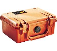 PELI 1120 Valigia protettiva rigida, IP67 Impermeabile e a prova di polvere, Capacità di 2L, Con inserto in schiuma personalizzabile, Colore Arancione