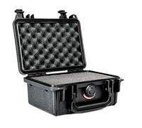 PELI 1120 Valigia Rigida a Tenuta Stagna per Telecamera, IP67 Impermeabile e a Prova di Polvere, Capacità di 2L, Prodotto in USA, Con Inserto in Schiuma Personalizzabile, Colore Nero