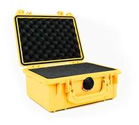 PELI 1150 Valigia protettiva antiurto per apparecchiature fotografiche e video, IP67 Impermeabile, Capacità di 3L, Prodotto in USA, Con inserto in schiuma personalizzabile, Colore Giallo