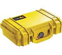 Peli 1170 600004am Valigia protettiva impermeabile per fotocamere DSLR, Grado di protezione IP67, Capacità di 3L, Prodotto in USA, Con inserto in schiuma personalizzabile, Colore Giallo