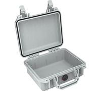 PELI 1200 Valigia protettiva per telecamera Mirrorless, IP67 Impermeabile, Capacità di 4L, Prodotto in USA, Senza Schiuma, Colore Grigio