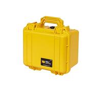 PELI 1300 Valigia protettiva in polipropilene, IP67 Impermeabile e a prova di polvere, Capacità di 6L, Prodotto in USA, Senza schiuma, Colore Giallo